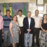 Scorsatto e Maia com prefeitos que integram os 30 municípios
