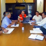 Chefe de Gabinete em reunião com Defesa Civil